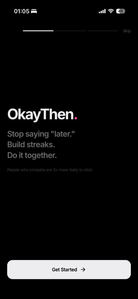 OkayThen app: Get started